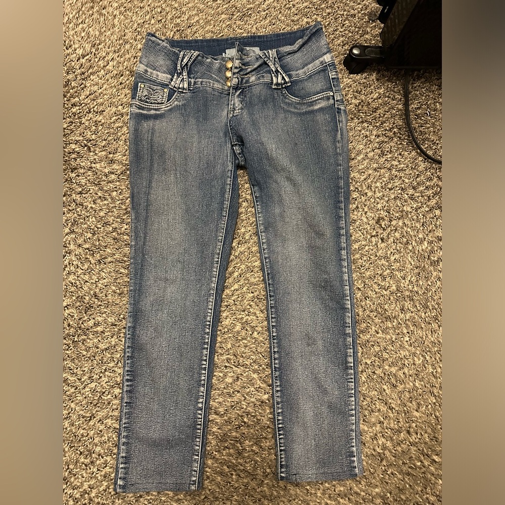 BELLA COLOMBIAN JEANS BUTT LIFTER JEANS LEVANTA COLA COL SIZE 7